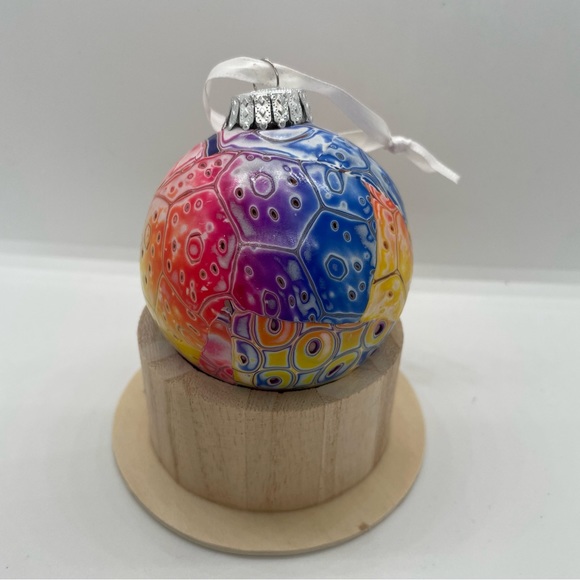 Handmade Sculpting Clay Rainbow Ornament - Picture 6 of 7